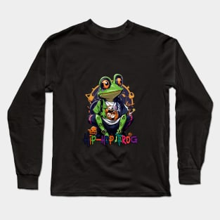 hip-hop fashion cute frog Long Sleeve T-Shirt